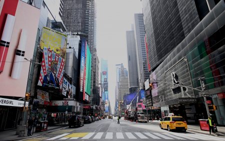 The Streets of New York City Under Quarantine