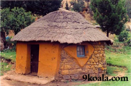 Lesotho traditional vernacular architecture pictures
