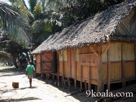 Madagascar handmade traditional houses