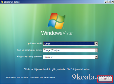 Windows Vista Türkçe iso ve dil paketi indir 32 X 64 bit Ultimate