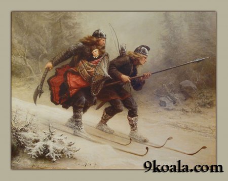 1300 Year Old Wooden Ski from Norwegian Ice