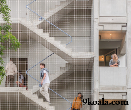 Wohnregal, Berlin'de prefabrik beton bir apartman