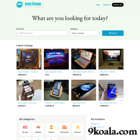 Download osclass-v4.2.1 for free. PHP script for User shops