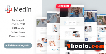 Medin – Nulled Medical Clinic HTML Template  Download Free