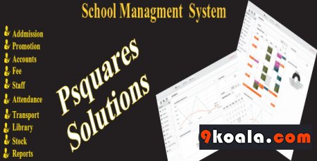 Psquares school management system php script free download