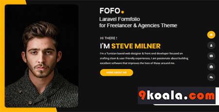 Fofo - Laravel Formfolio for Freelancers & Agencies Theme Nulled Free download