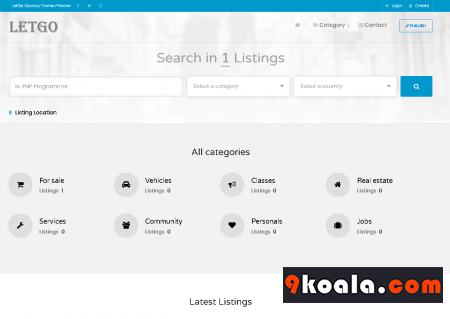 Letgo Osclass theme Download Free Download