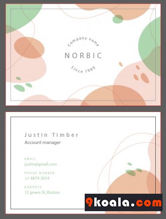Free Business Card Illustrator Template