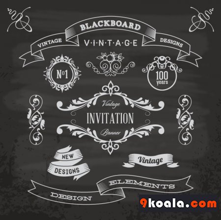 Blackboard Illustrator Template Download Free