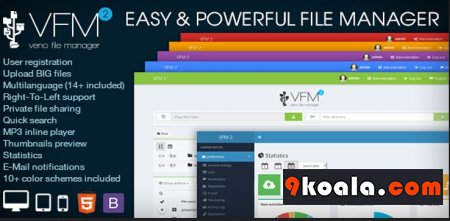 Veno File Manager latest version File manager script