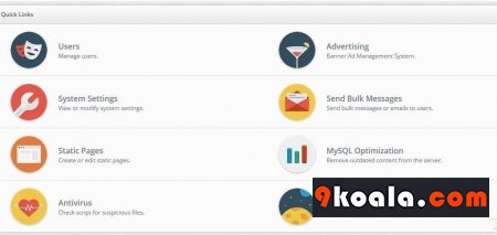 Dle engine admin panel icons Download for free