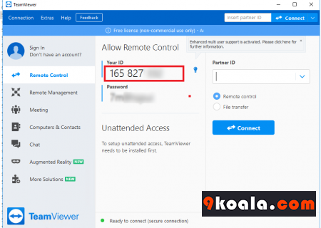 Teamviewer Numara deyiştirme