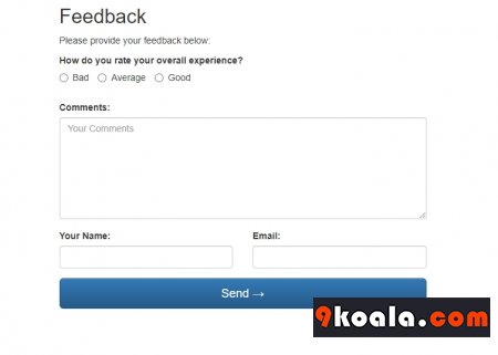 Feedback email form download free with votes