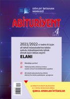 İxtisas seçimi abituriyent jurnali  2024-2025 pdf yukle
